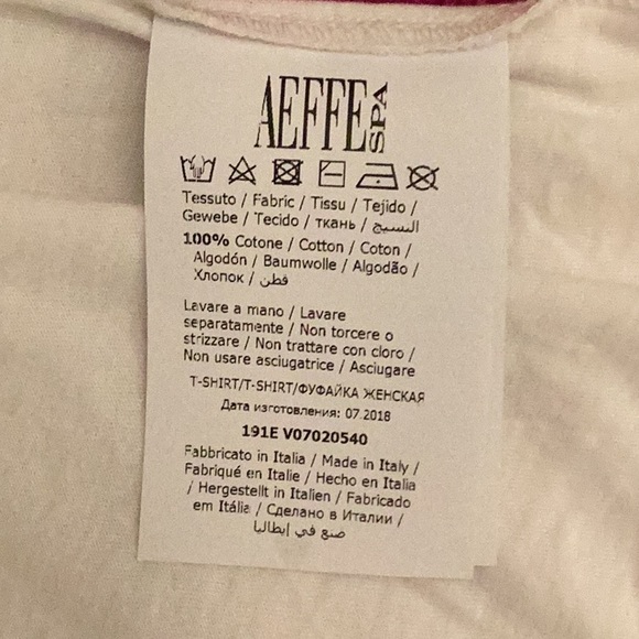 M887 MOSCHINO happy bear unisex oversized tee - Picture 5 of 6